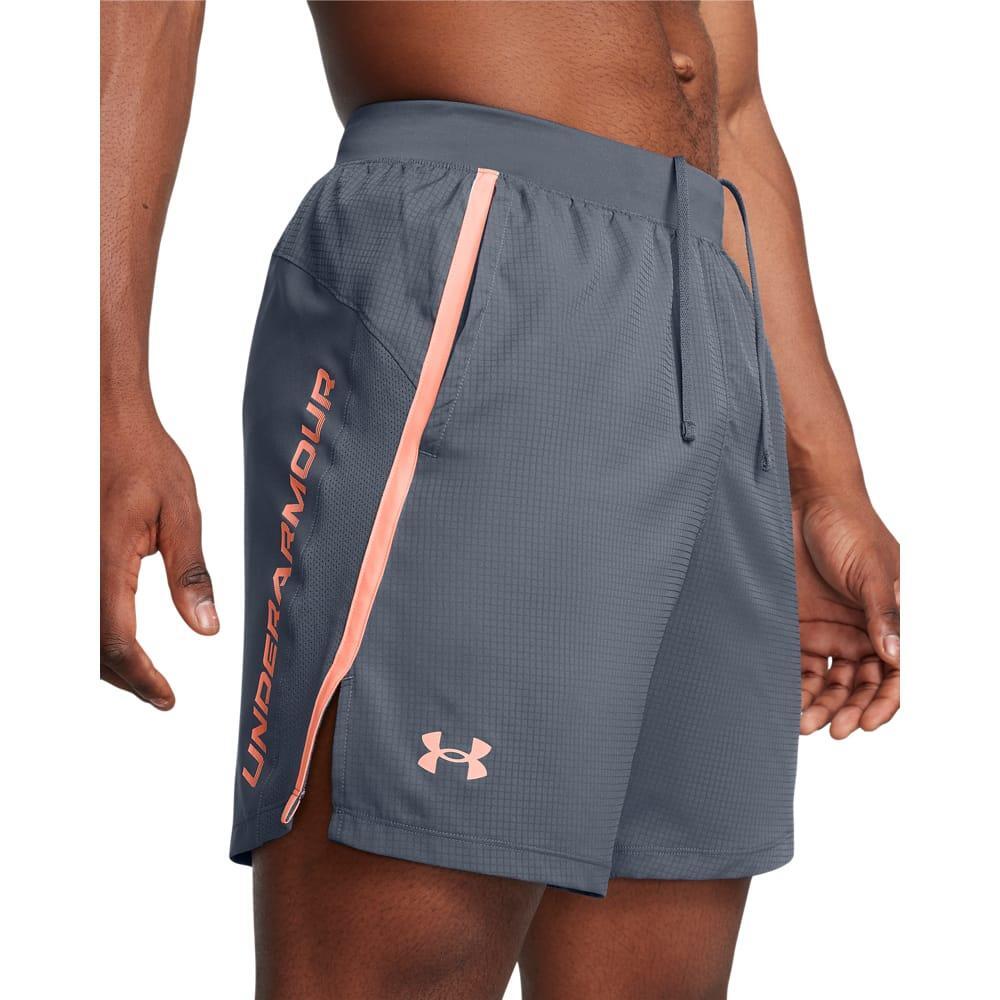 Under Armour LAUNCH Men's Grey Jogging Shorts in Recycled Polyester 3/4