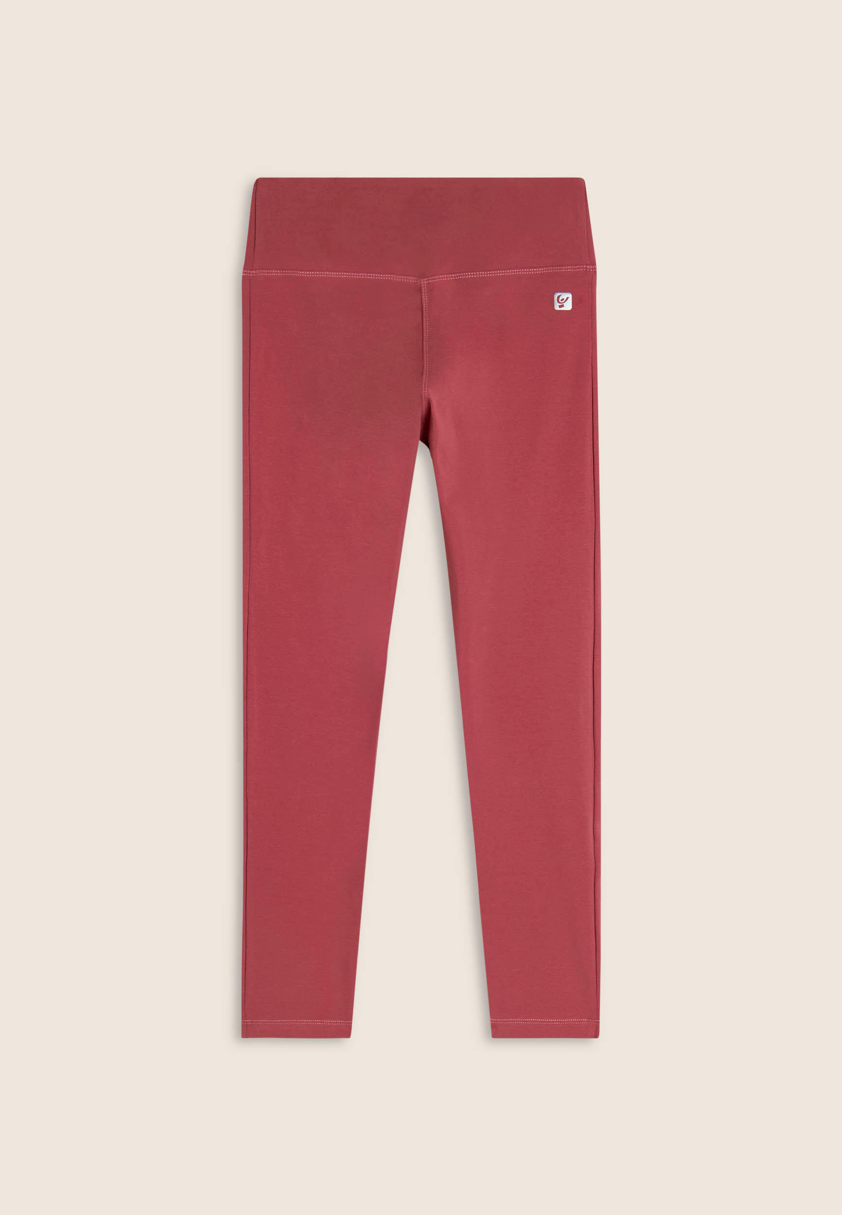 Leggings 7/8 in Jersey Elasticizzato con Vita Regular 2/3