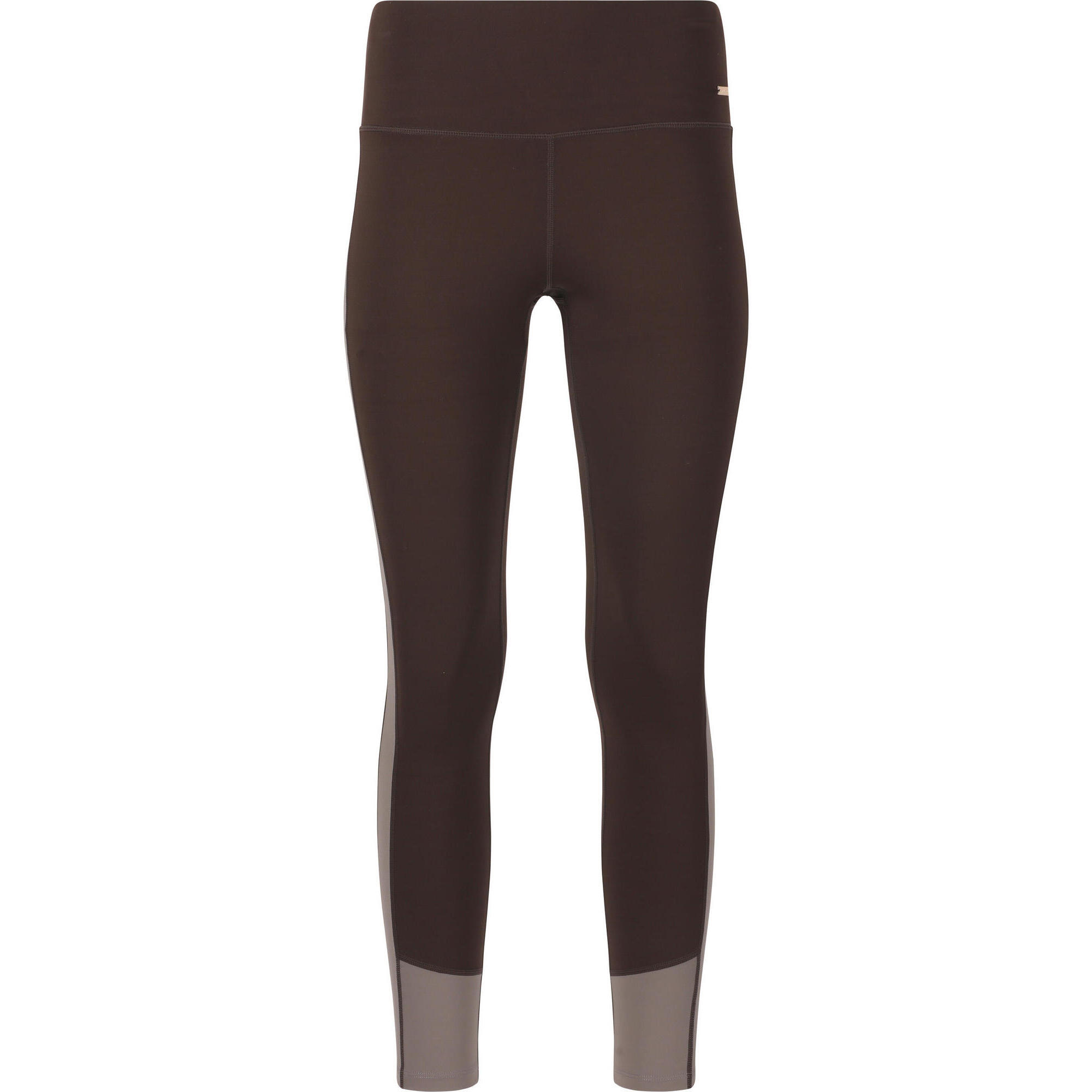 Athlecia - Legging Femme Athlecia Aspasia - Collant De Running - Marron - Decathlon