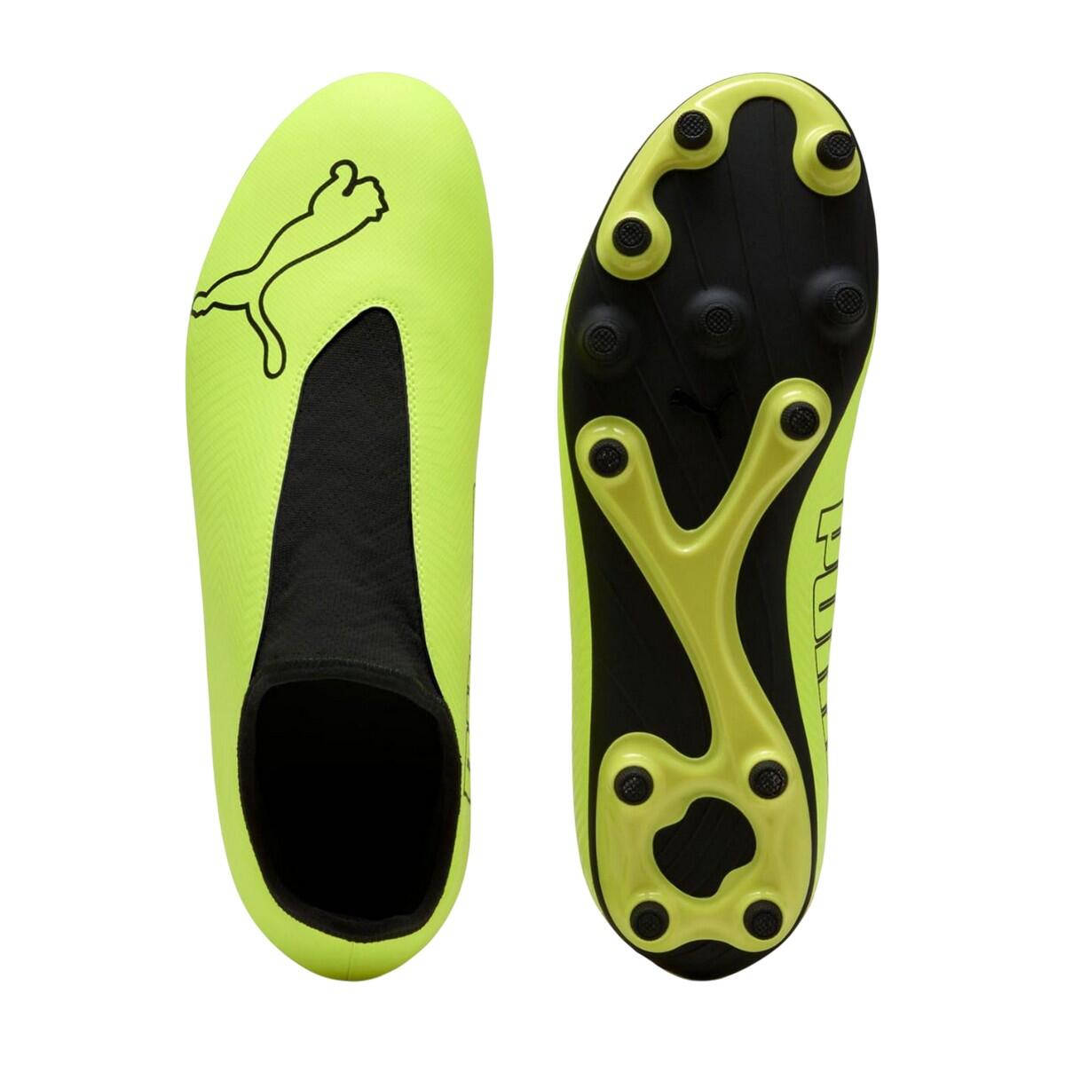 Childrens/Kids Finesse Firm Ground Football Boots (Yellow) PUMA