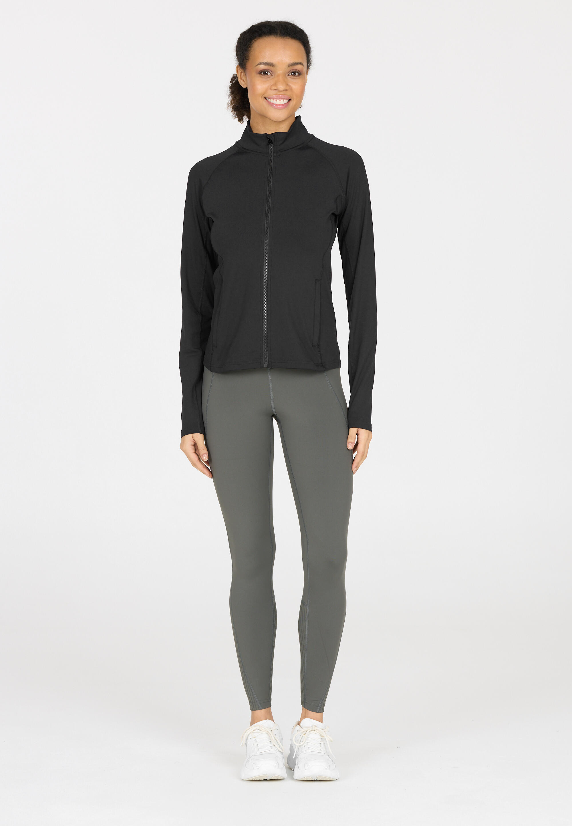 Veste de survêtement zippée femme Athlecia Krosa 3/5