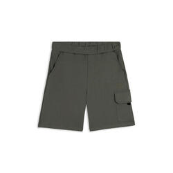 Pantalon court en coton avec poche cargo unique