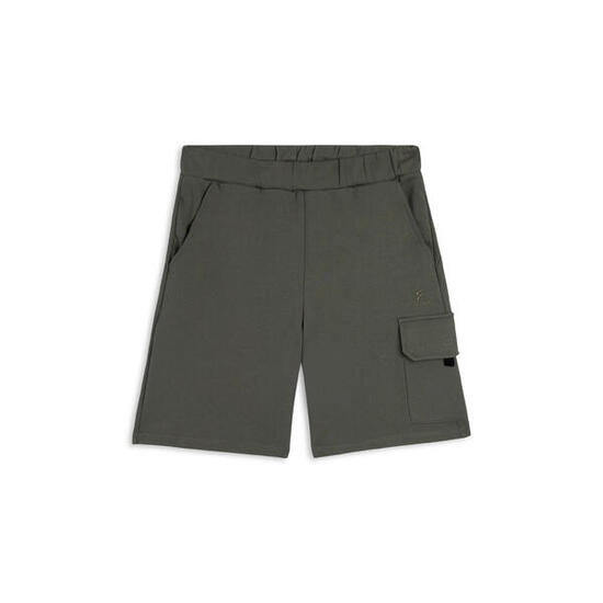 Pantaloni corti in Cotone con Tasca Cargo singola