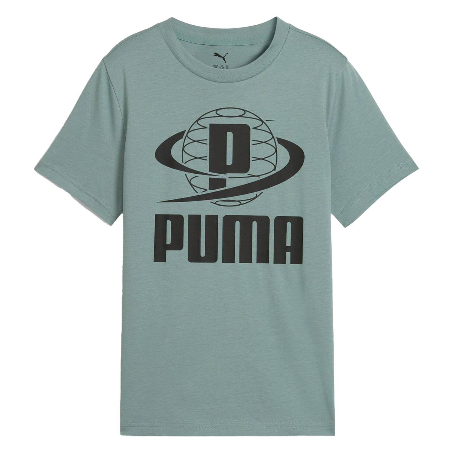 PUMA Childrens/Kids II Graphic Print TShirt (Green)