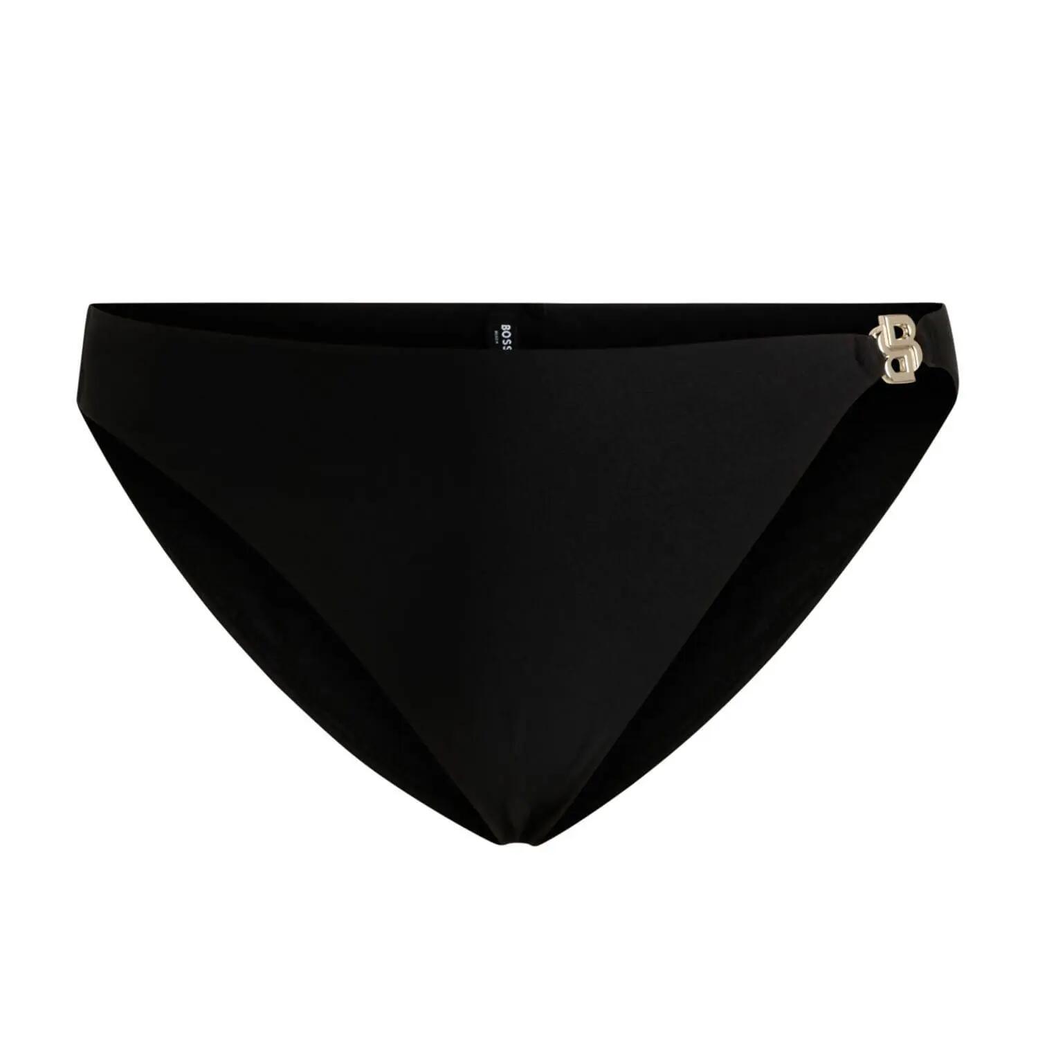 Slip Bikini Monogramma Foderata Donna Boss Nero 2/4