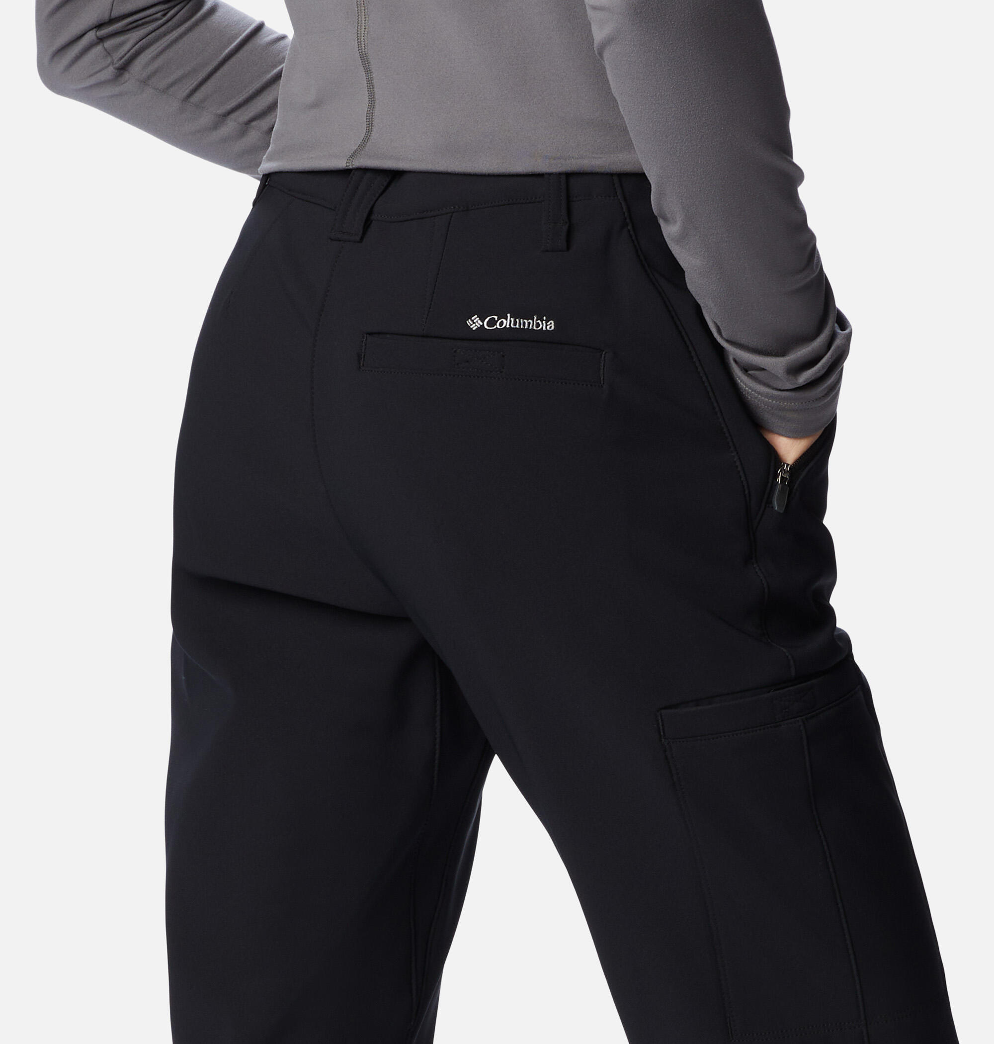 COLUMBIA Pantalon Chaud de Randonnée Softshell Back Beauty™ Femme - Black 5/7