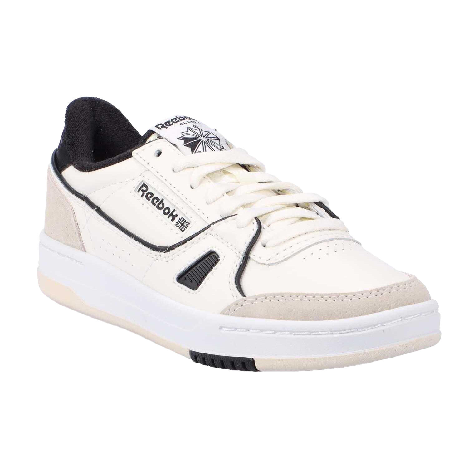 REEBOK Unisex Adult LT Court Leather Trainers (White/Black)