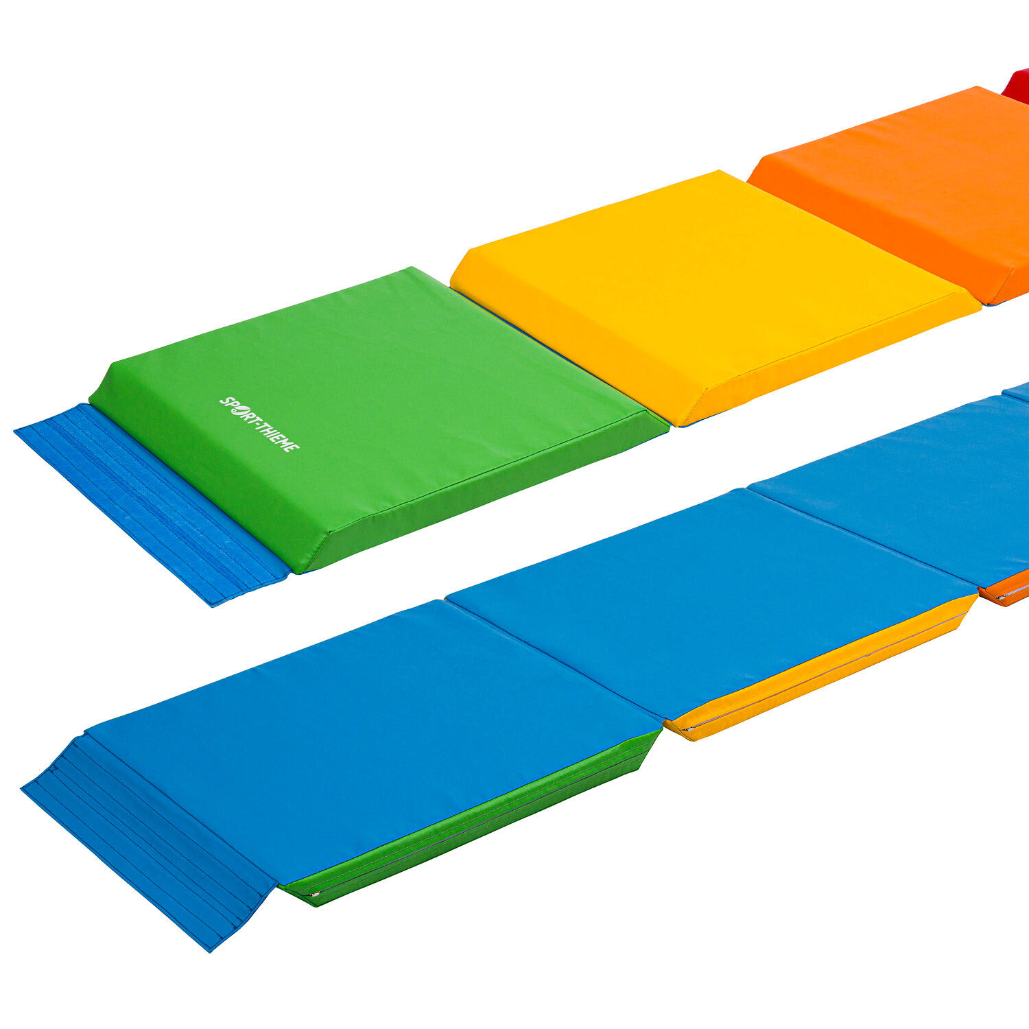 Turn- und Spielmatte Cube Turnen Unisex Blau, Gelb, Grün, Rot 5/6