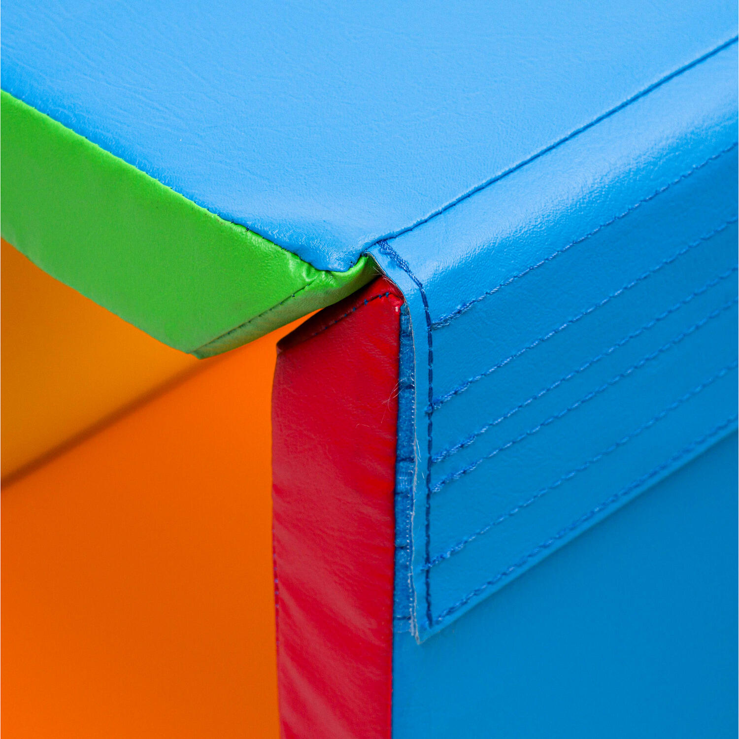 Turn- und Spielmatte Cube Turnen Unisex Blau, Gelb, Grün, Rot 4/6