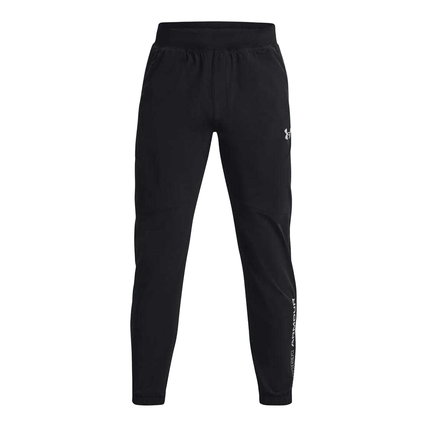 UNDER ARMOUR Mens Woven Jogging Bottoms (Black)