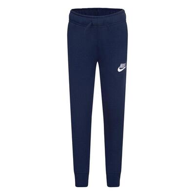 Kinder/kids club fleece geribd manchet joggingbroek (grijs)