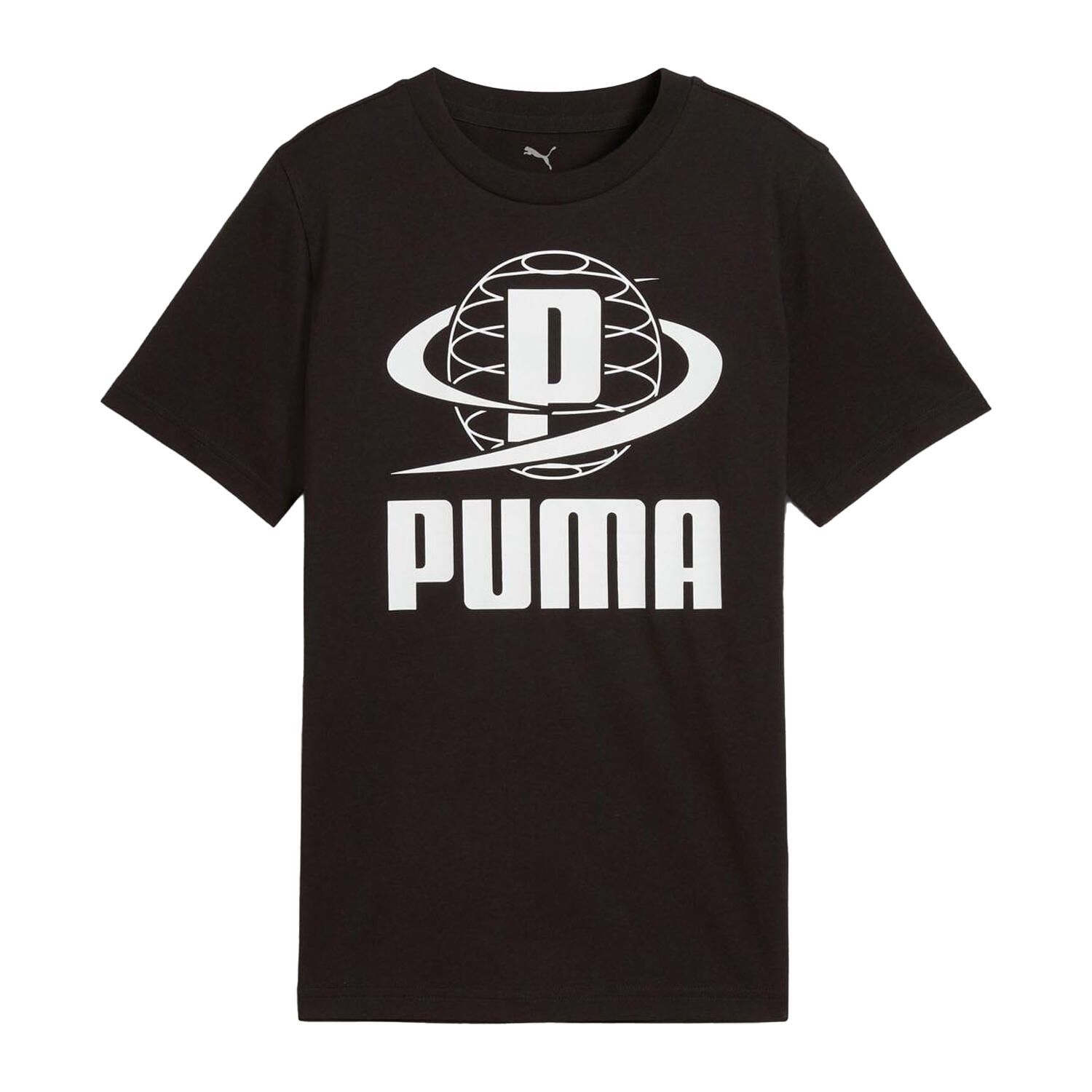 PUMA Childrens/Kids II Graphic Print TShirt (Black)