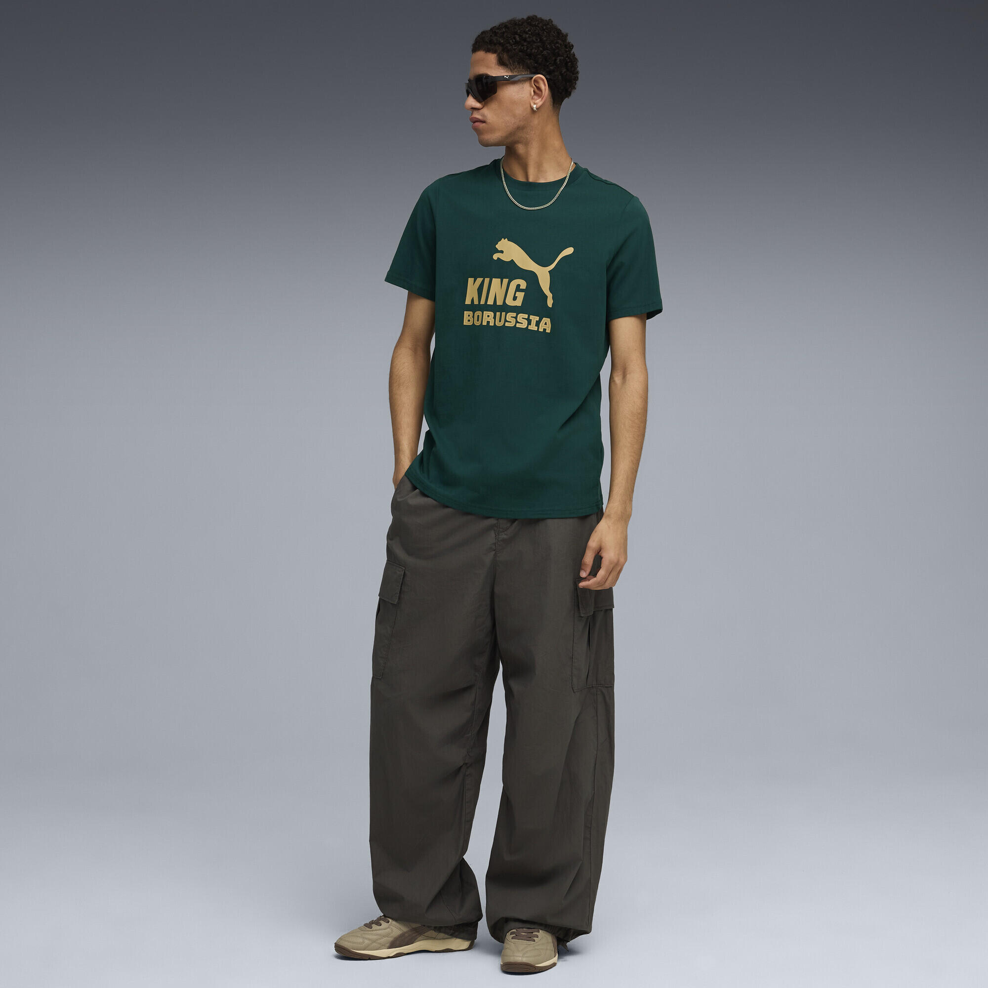 T-shirt à logo KING Borussia Mönchengladbach Homme PUMA 4/5