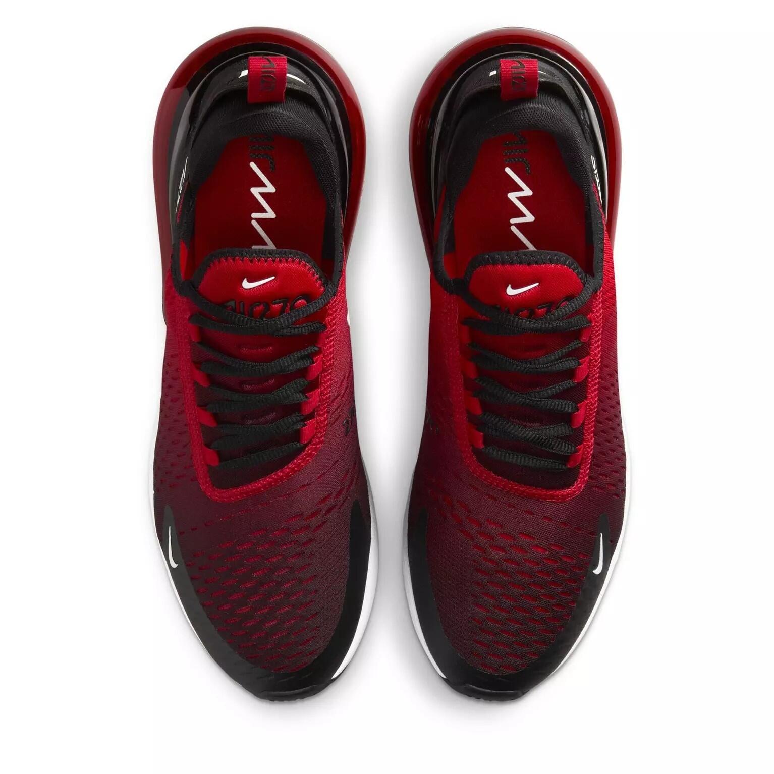 Nike Air Max 270 Gym Red Black Gradient 4/7