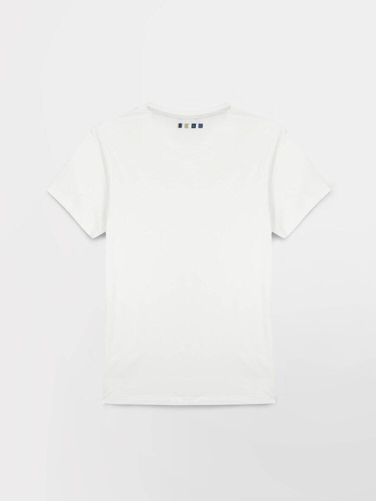 Camiseta Blanca de Hombre TBS Arctique Cuello Redondo 4/5