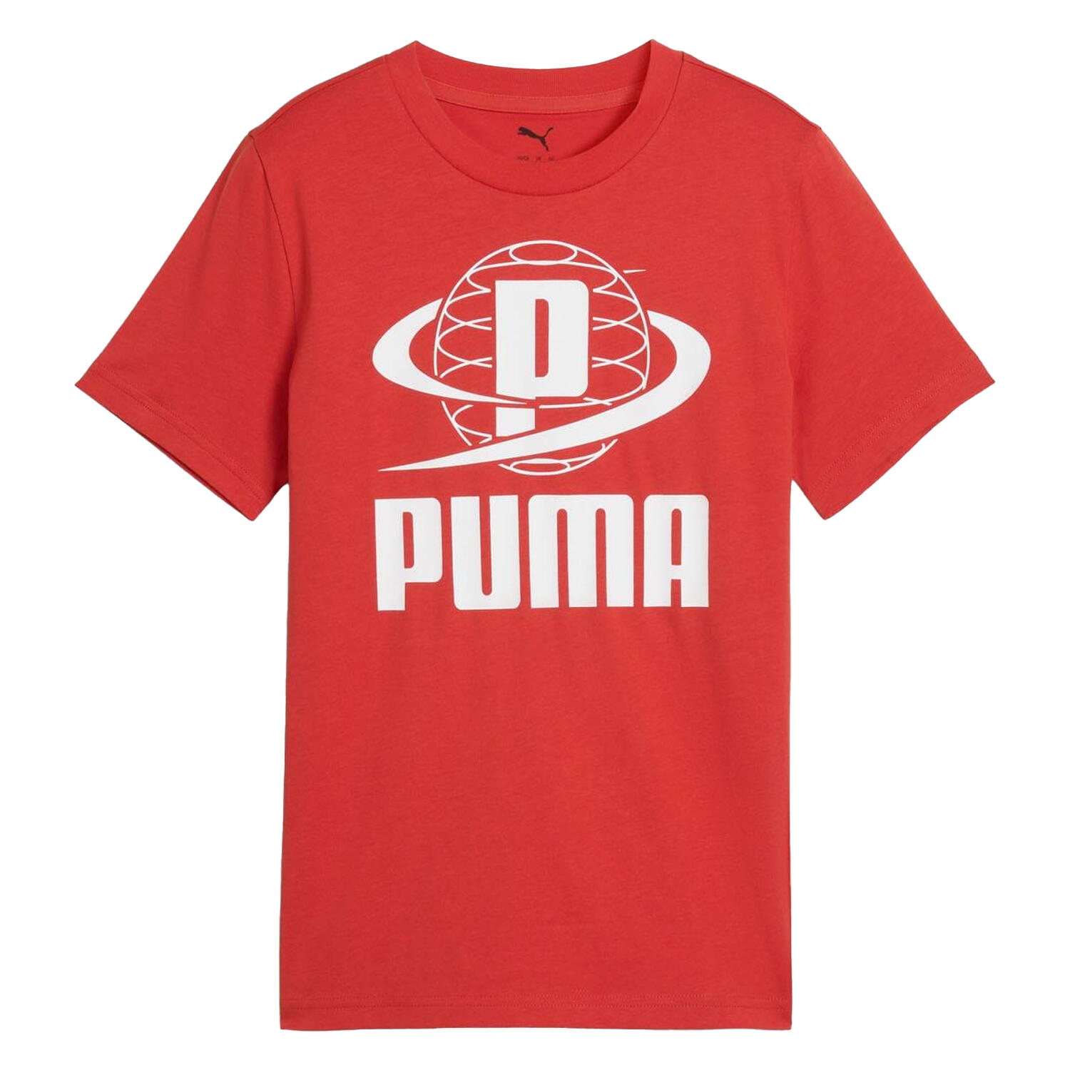PUMA Childrens/Kids II Graphic Print TShirt (Red)