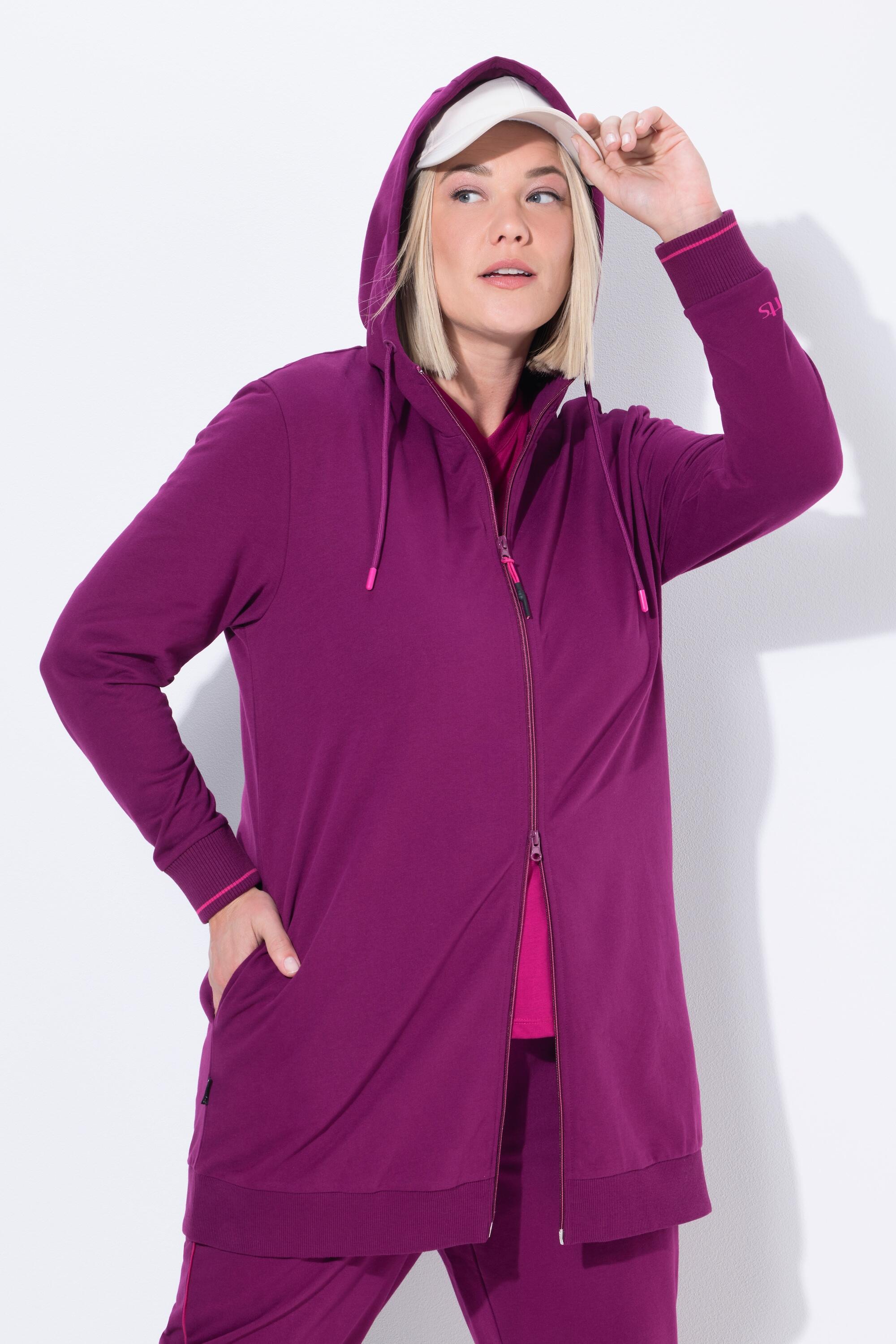 Femme Veste oversize en molleton passepoil fantaisie 6/7