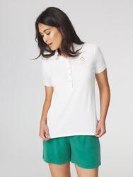 Polo manches courtes Femme - BONIEPOL Blanc/ecru