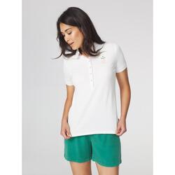 Polo manches courtes Femme - BONIEPOL Blanc/ecru