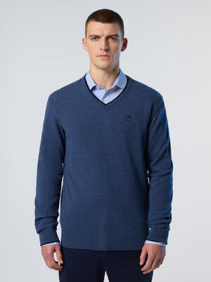 Jersey con cuello de pico para hombre