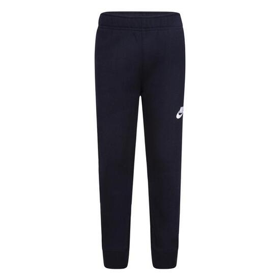 Kinder/Kids Club Fleece Geribd Manchet Joggingbroek (Zwart)