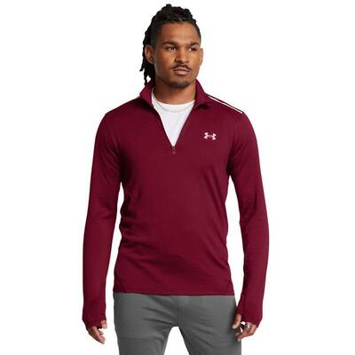 Heren vanish cold weather quarter zip training top (rood)