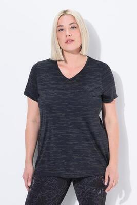 Dames functioneel shirt mesh inzetten v-hals korte mouw