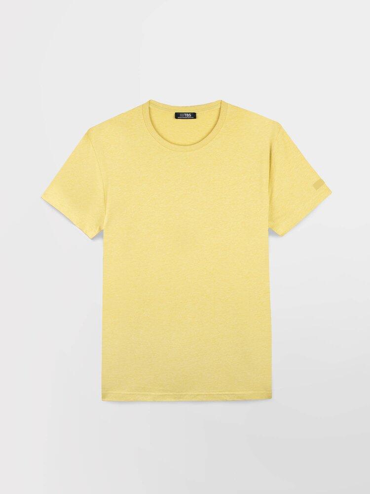 Camiseta Amarilla de Hombre TBS Cedrat 3/4