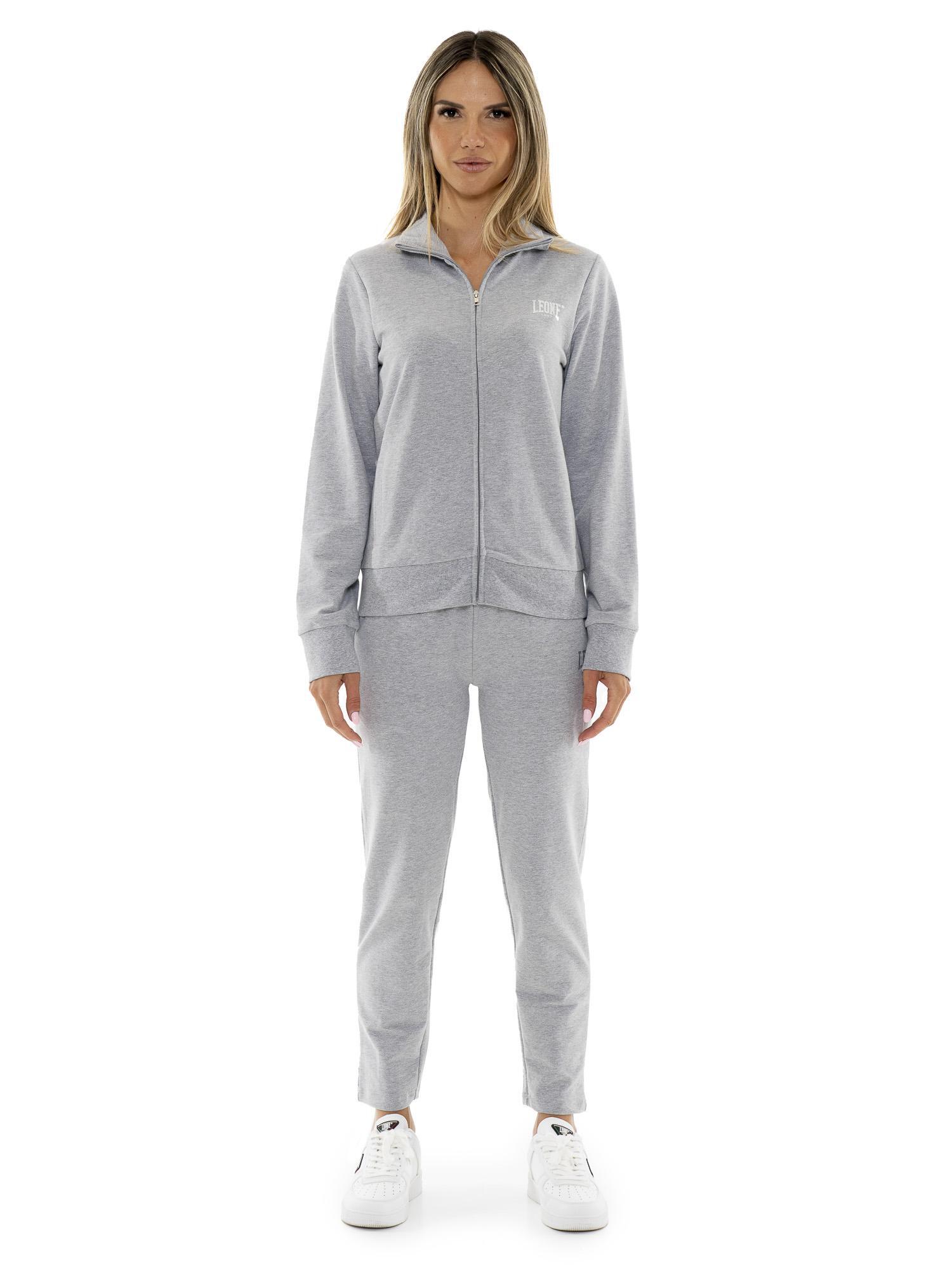 LEONE 1947 APPAREL Fato de treino feminino de algodão sem lã com gola e fecho Leone Summer Bright