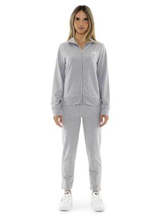 Survêtement femme en coton non polaire avec col et zip Leone Summer Bright