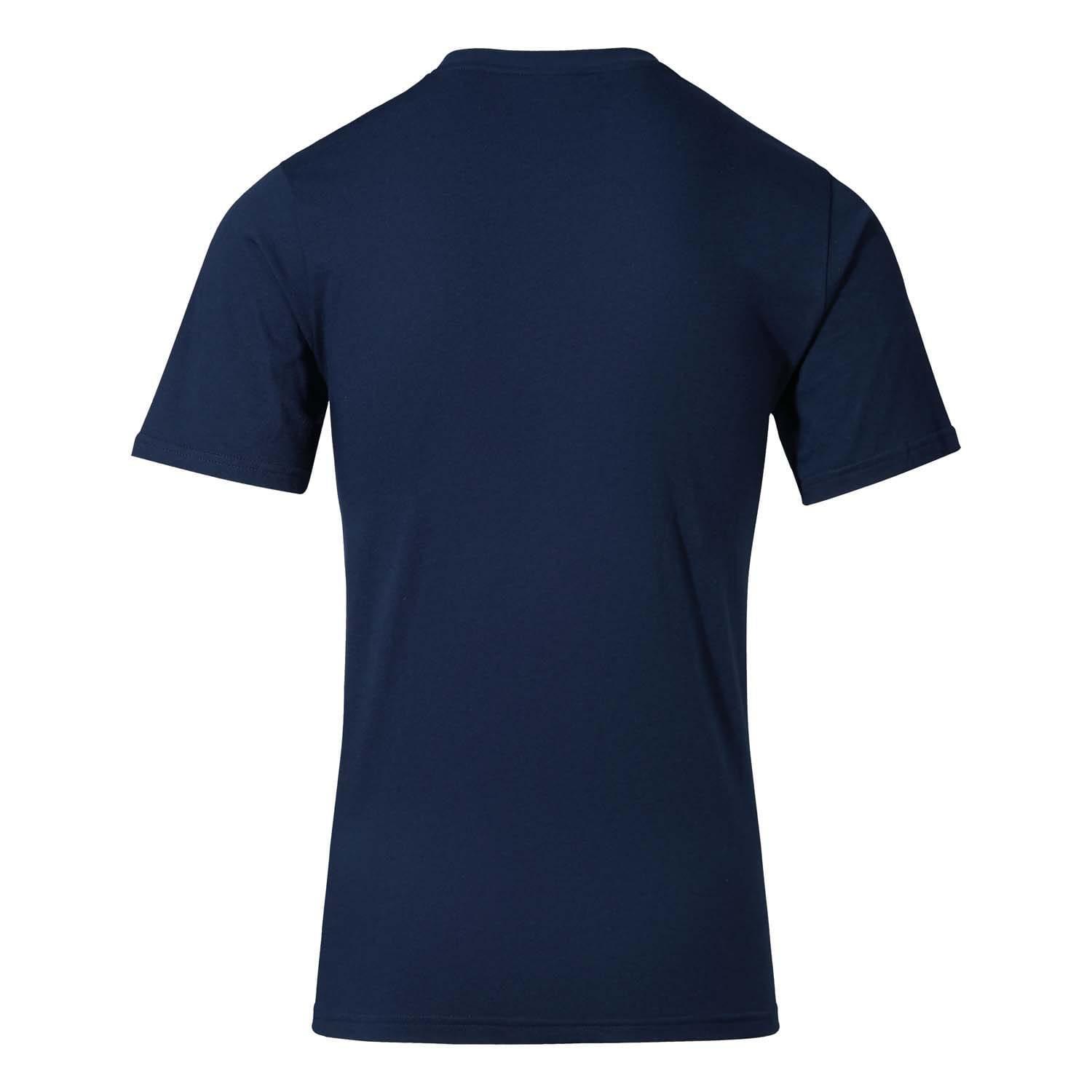 Tshirt Style Logo Homme (Bleu Foncé) 2/4
