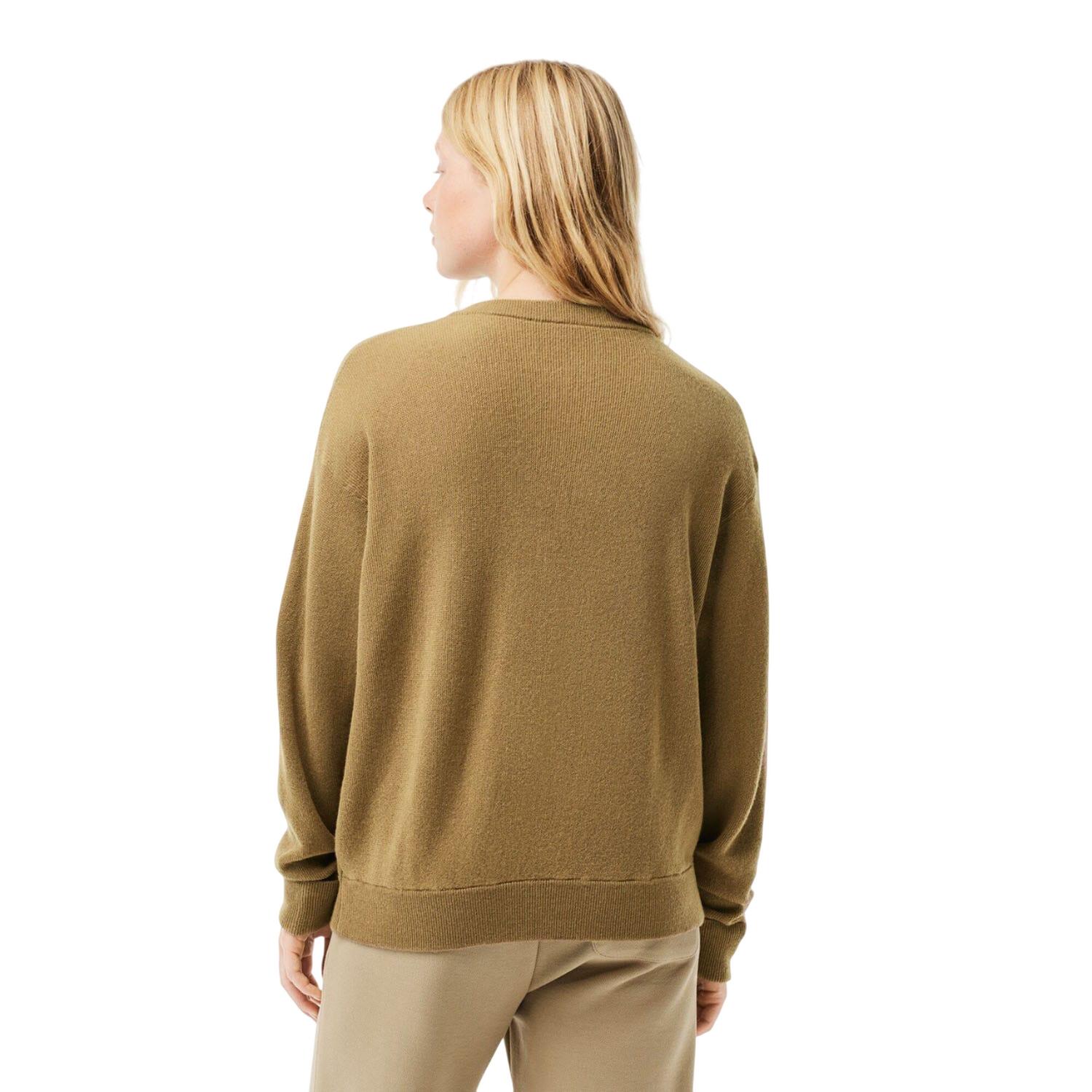Womens/Ladies Carded Moss Stitch Relaxed Fit Jumper (Brown) 2/4