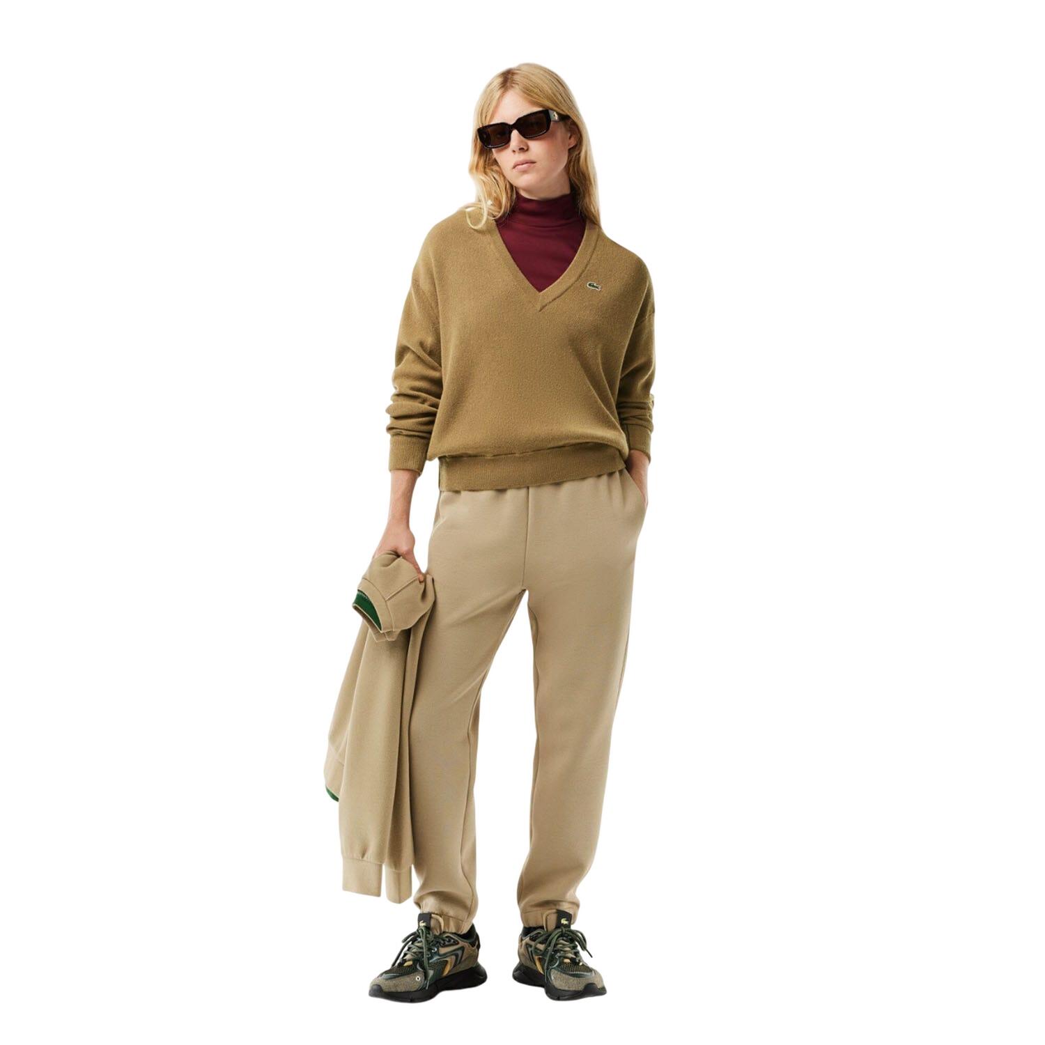 Womens/Ladies Carded Moss Stitch Relaxed Fit Jumper (Brown) 4/4