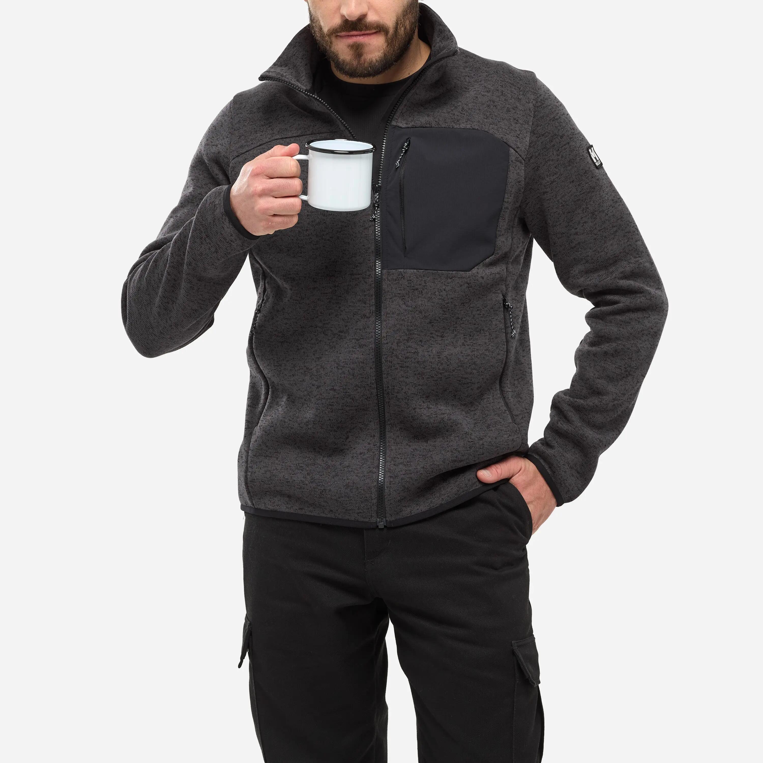 Herren Urbaner Look Fleecejacke  CHAMONIX KNIT 2/5