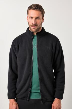 Herren Fleecejacke Outdoor Level 3 Teddyfleece Stehkragen