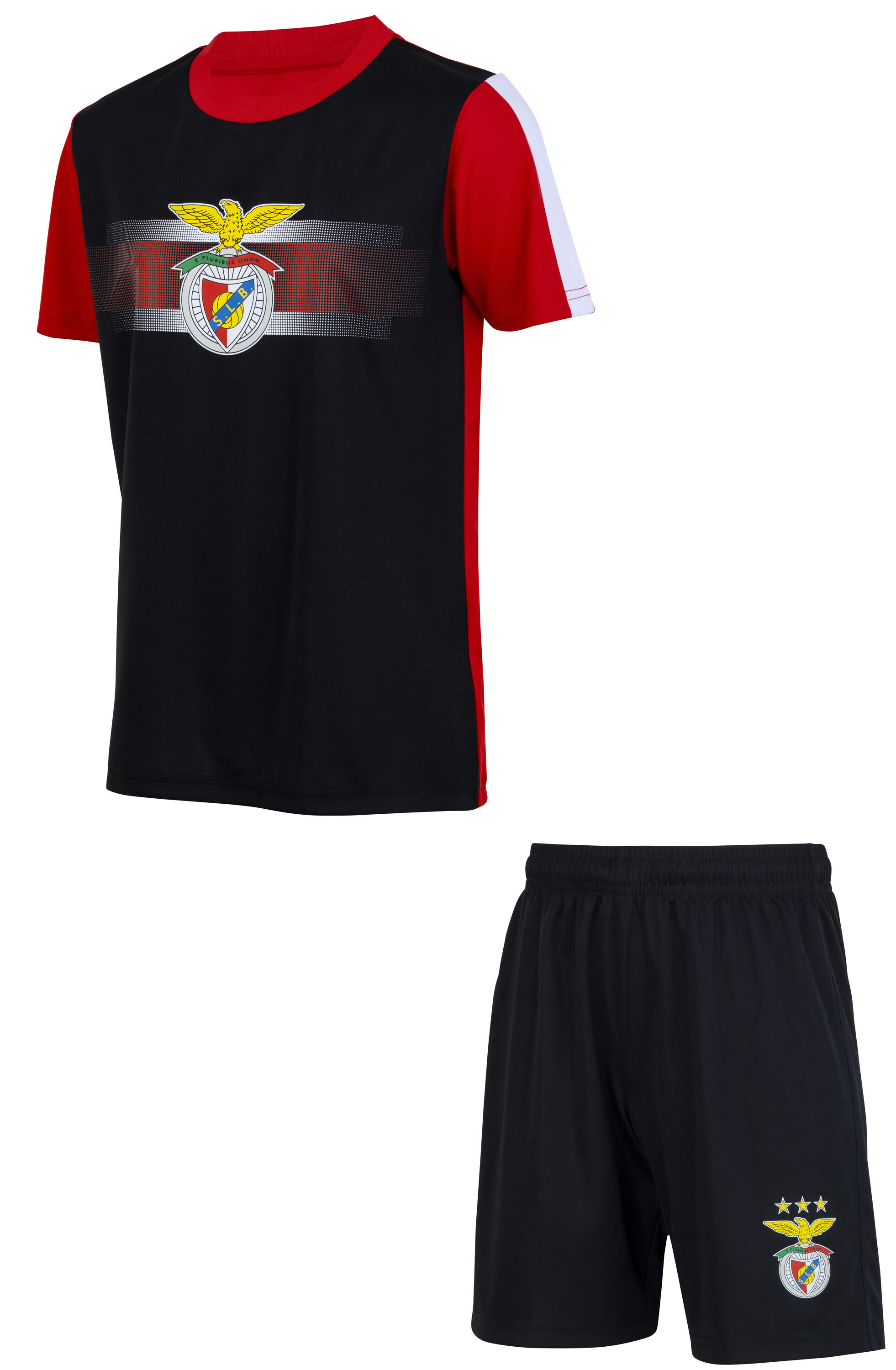 SL Benfica – Ensemble Maillot + Short Enfant – Collection Officielle, Polyester, 100% Club