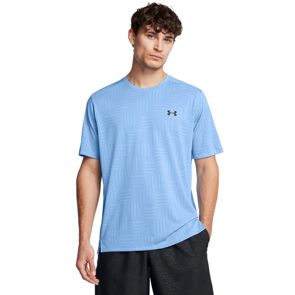 UNDER ARMOUR Mens Tech Geotessa Vent TShirt (Blue)