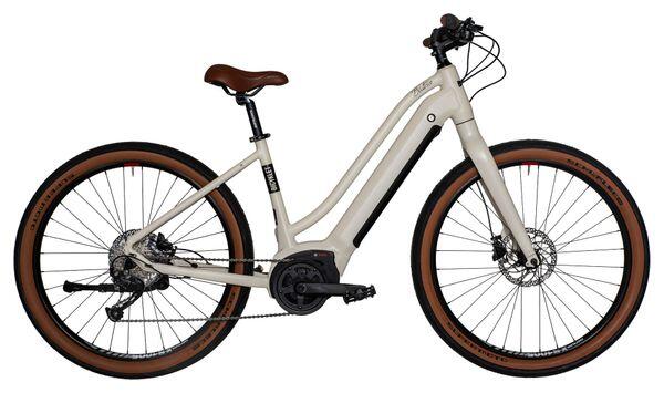 BICYKLET Bicyklet Béatrice Shimano Altus 9V 500 Wh 27.5'' Bianco Bicicletta elettrica per