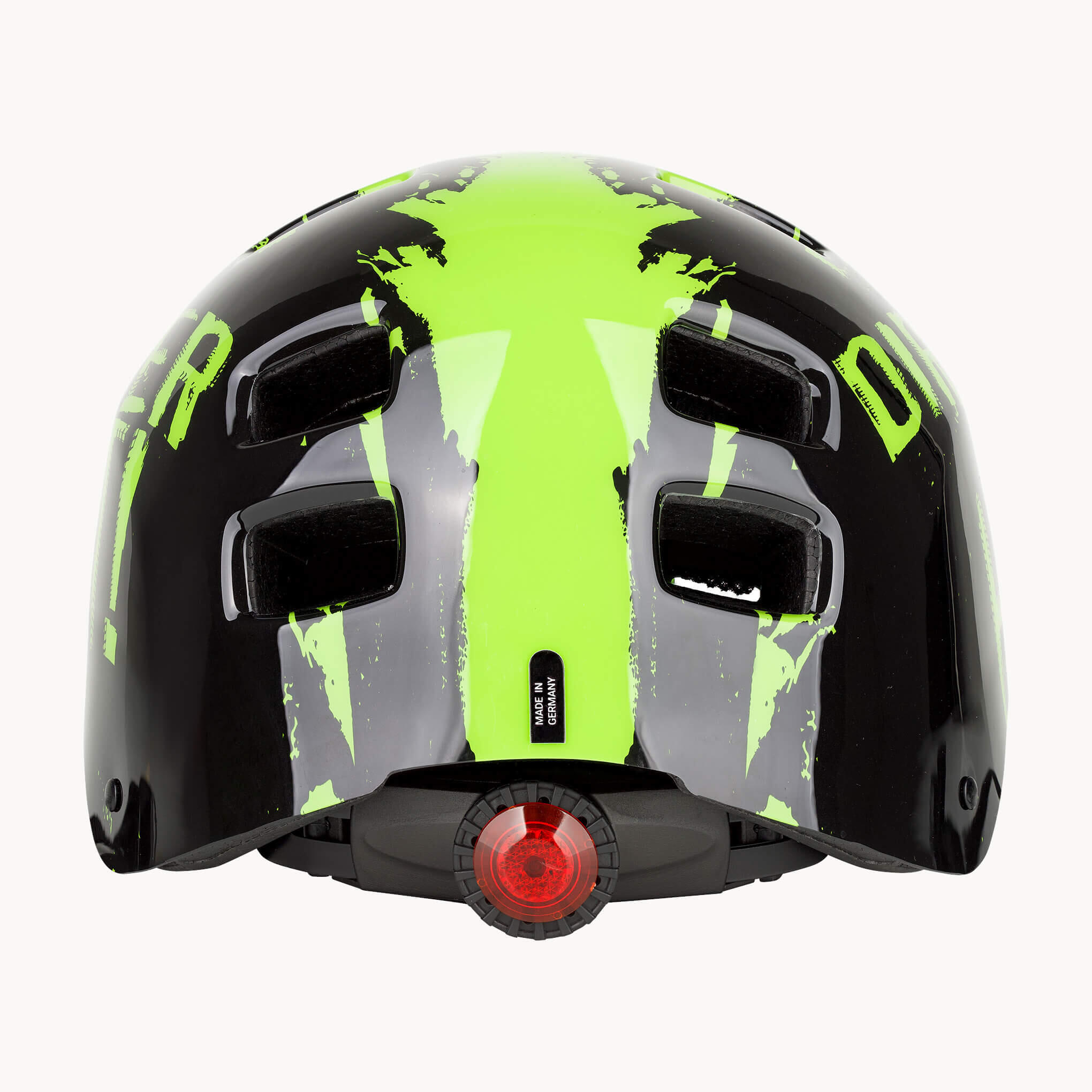 Kinderhelm 5 FORTY, grün-schwarz 2/4