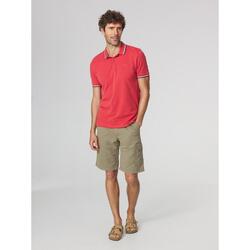 Polo manches courtes Homme - YVANEPOL Rose/rouge