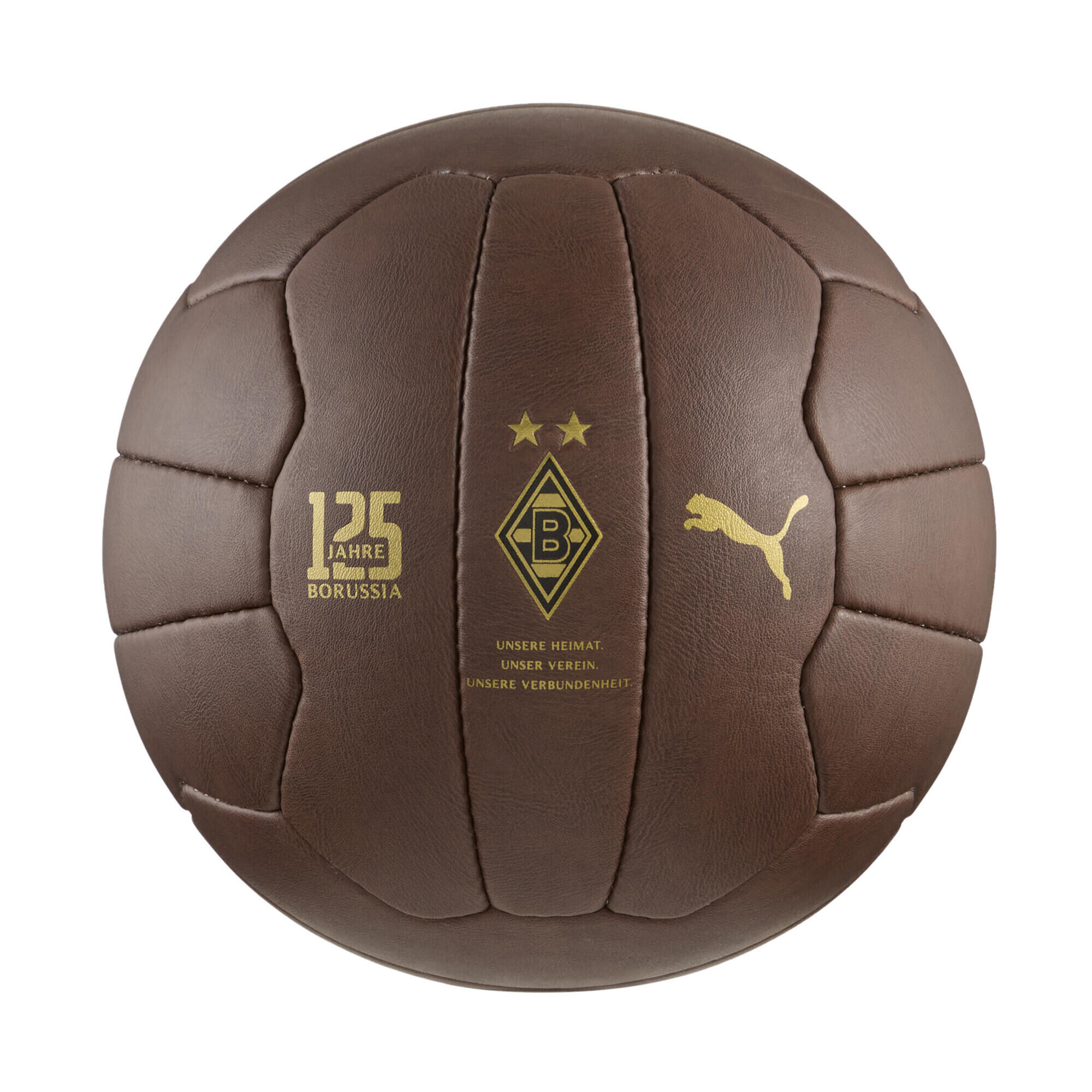PUMA Bola futebol retro comemorativo 125º Aniversário Retro Borussia Mönchengladbach