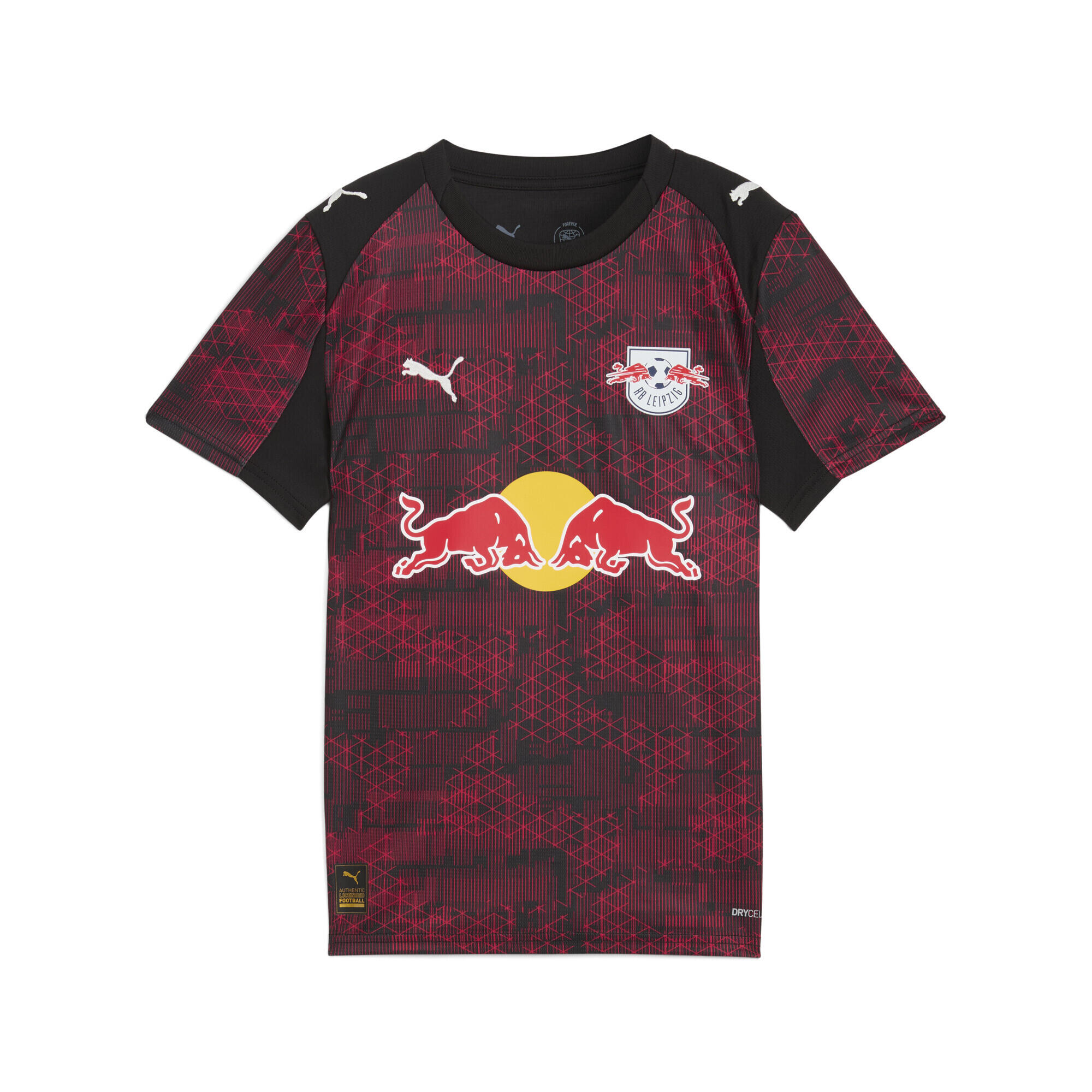 Młodzieżowa trzecia koszulka RB Leipzig 25/26 PUMA Black Fast Red