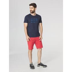T-shirt manches courtes Homme - ALBERTEE Bleu Marine