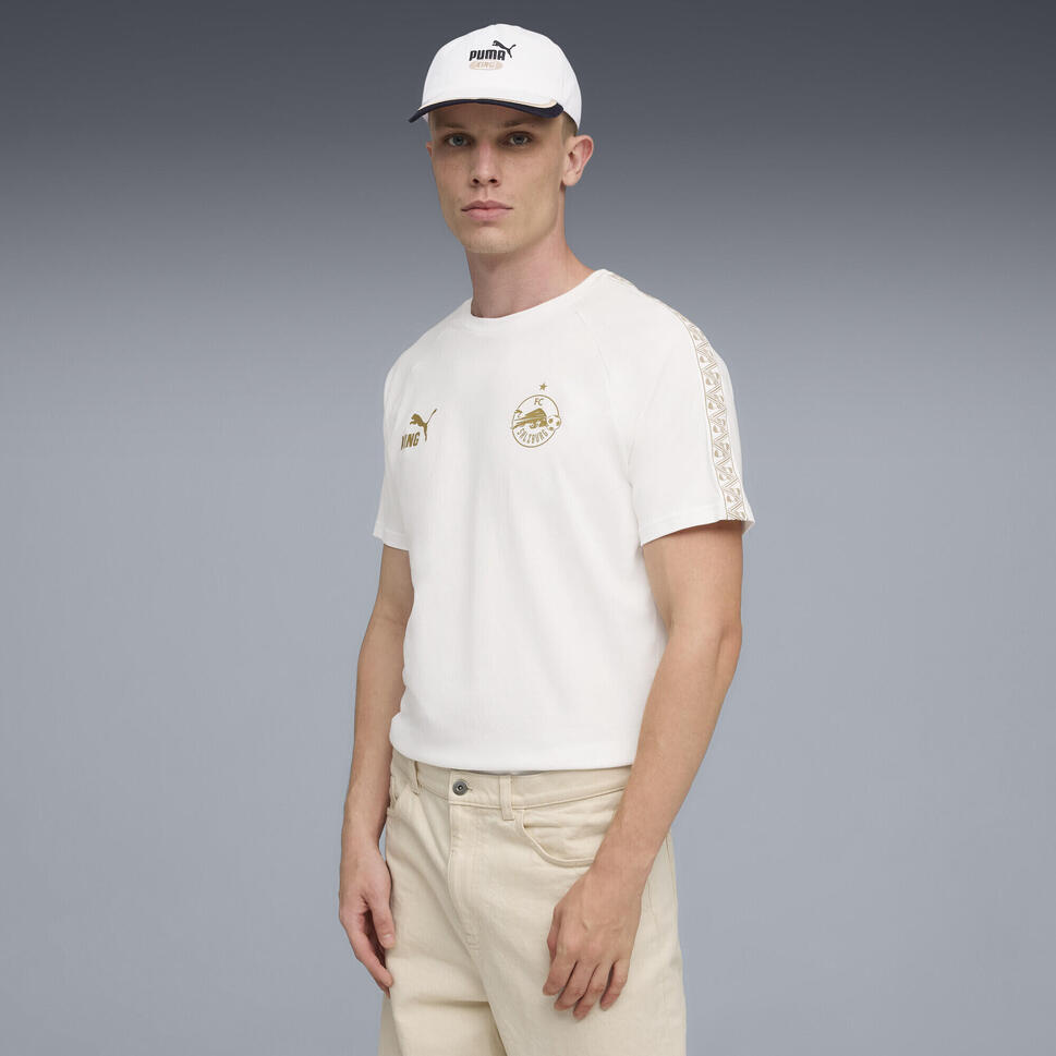 Męska koszulka FC Red Bull Salzburg KING PUMA White Matte Gold Beige