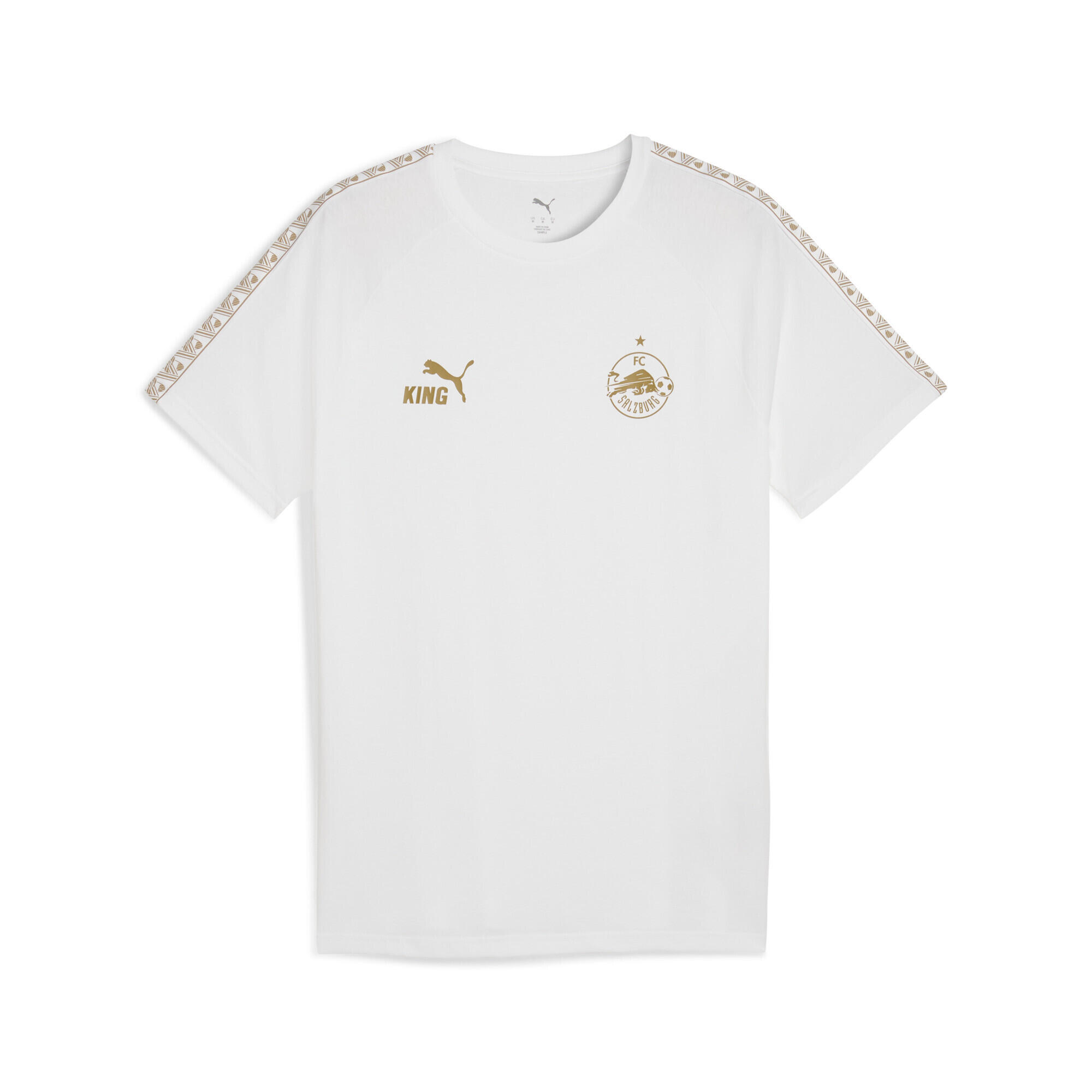 Męska koszulka FC Red Bull Salzburg KING PUMA White Matte Gold Beige