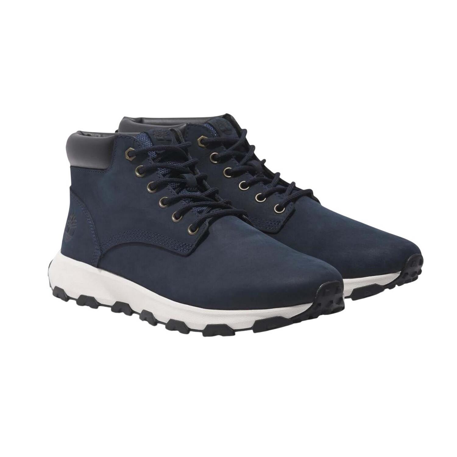 TIMBERLAND Mens Winsor Park Leather Lace Up Boots (Navy)