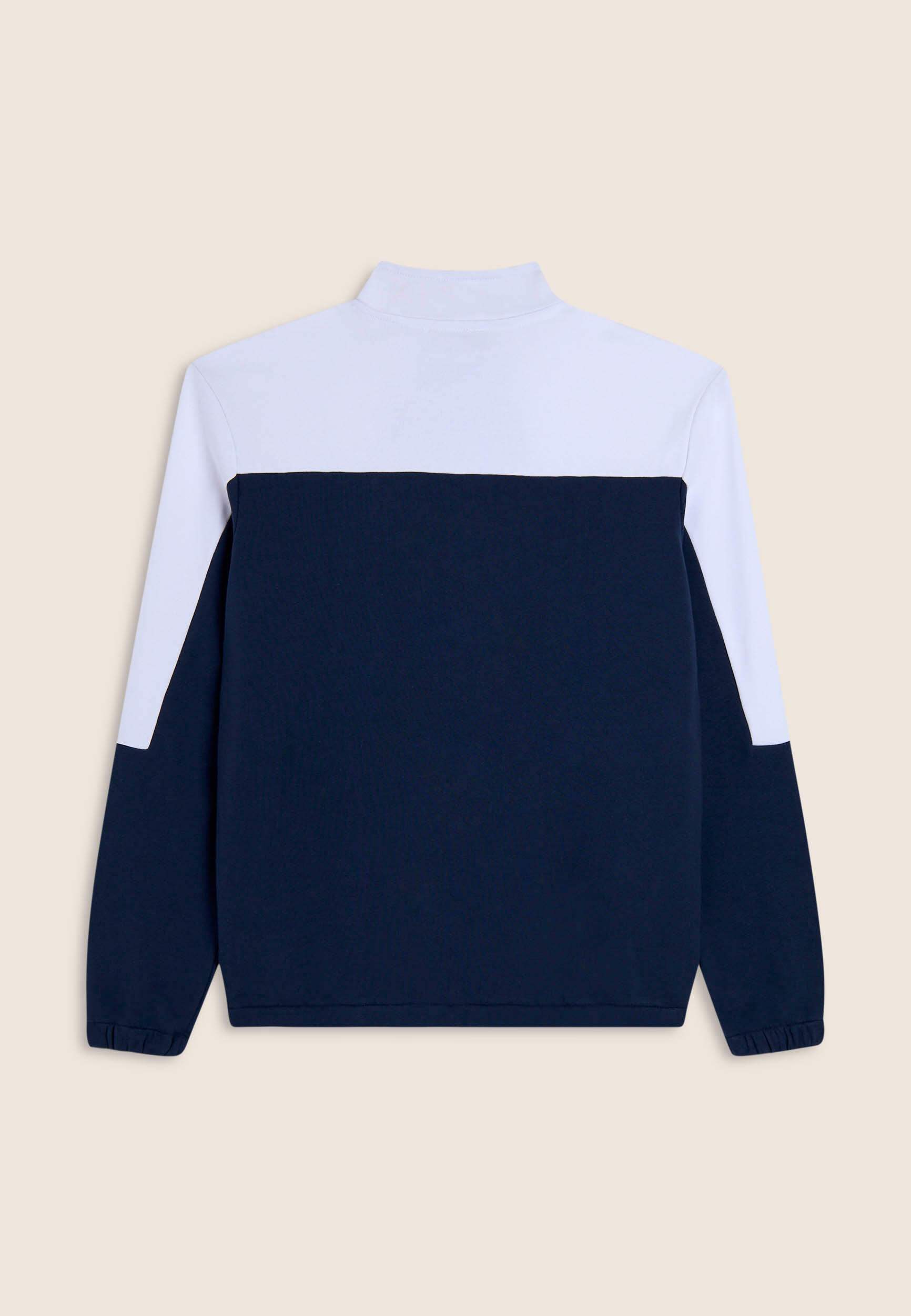 Sweat-shirt zippé à col montant à motifs colorés 2/3