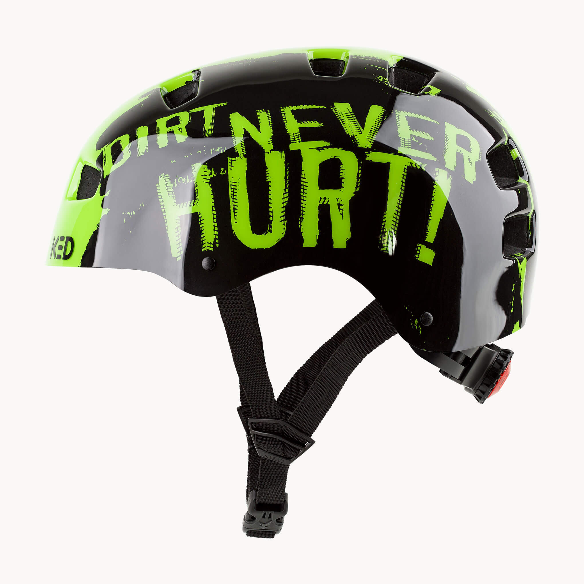 Kinderhelm 5 FORTY, grün-schwarz 4/4