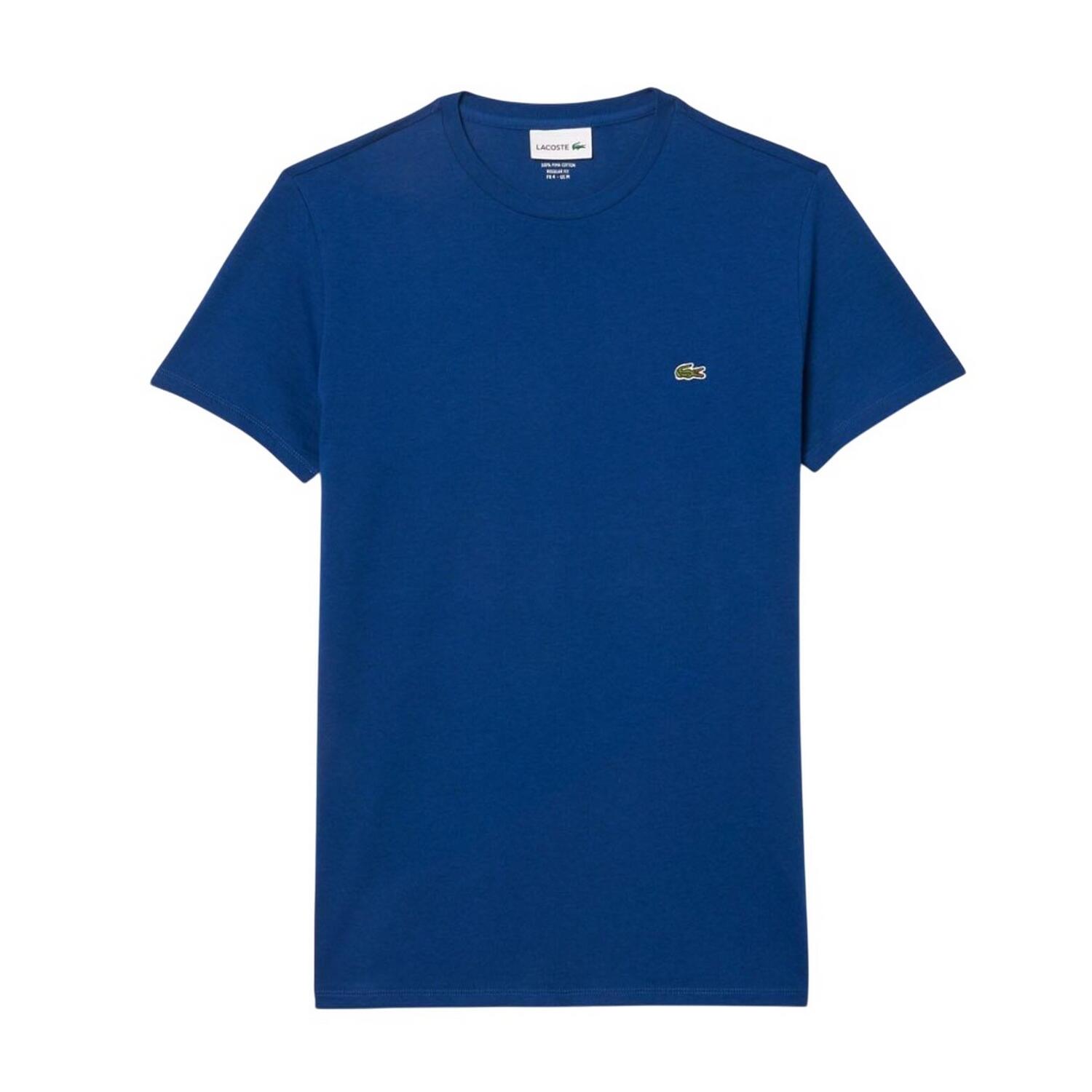LACOSTE Mens Pima Cotton TShirt (Dark Blue)