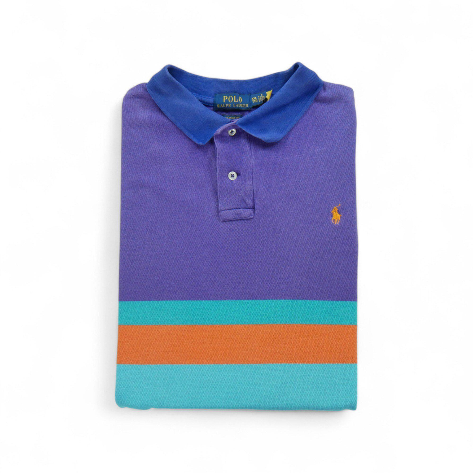 RALPH LAUREN Reconditionné - Polo manches courtes Homme Violet - Bon État